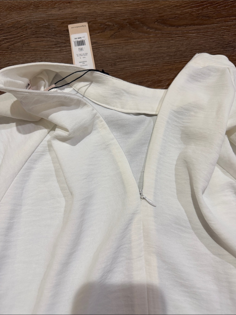 BCBGeneration Ivory Tie-Front Blouse - Picture 9 of 9